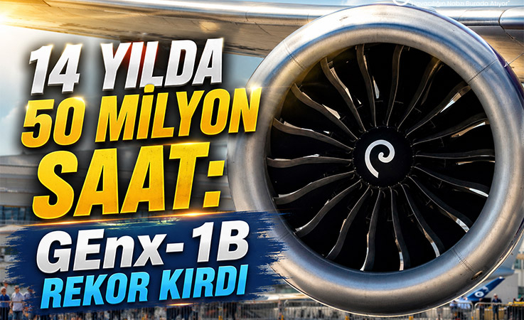 14 Yılda 50 Milyon Saat: GEnx-1B Rekor Kırdı