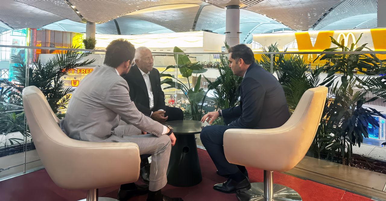 İGA CEO'su Selahattin Bilgen, AB Konseyi Başkanı Antonio Costa ile İstanbul Havalimanı'nda küresel havacılık, sürdürülebilir büyüme ve iş birliğini görüştü.