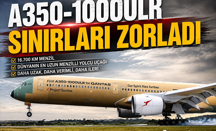 A350-1000ULR Sınırları Zorladı