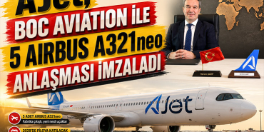 AJet, BOC Aviation ile 5 Airbus A321neo Anlaşması İmzaladı