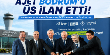 AJet Bodrum’u Üs İlan Etti