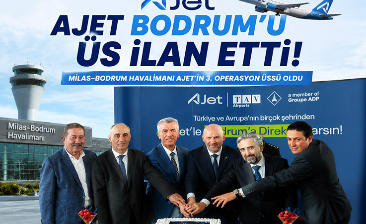 AJet Bodrum’u Üs İlan Etti