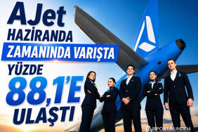 AJet Haziranda Zamanında Varışta Yüzde 88,1’e Ulaştı