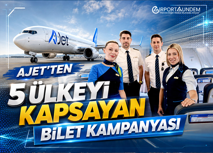 AJet’ten 5 Ülkeyi Kapsayan Bilet Kampanyası
