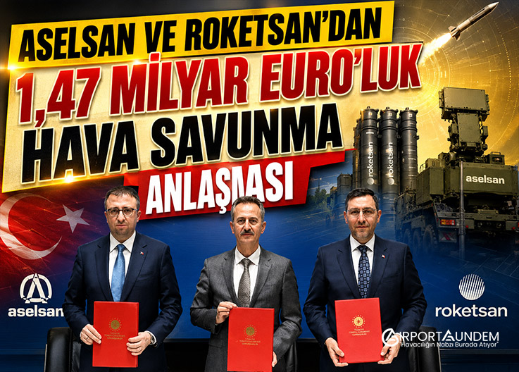 ASELSAN ve ROKETSAN’dan 1,47 Milyar Euroluk Hava Savunma Anlaşması