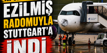 Air Cairo A320neo, Ezilmiş Radomuyla Stuttgart’a İndi