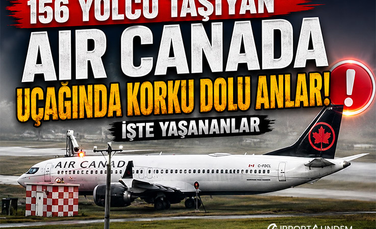 Air Canada 737 MAX 8 Çim Alanda Durdu! Yolcular O Anları Anlattı