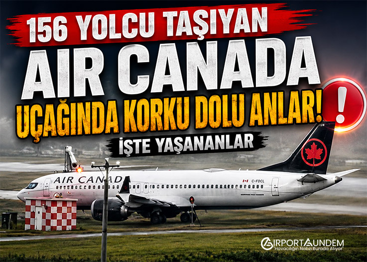 Air Canada 737 MAX 8 Çim Alanda Durdu! Yolcular O Anları Anlattı