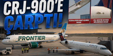 Airbus A320neo, CRJ-900’e Çarptı