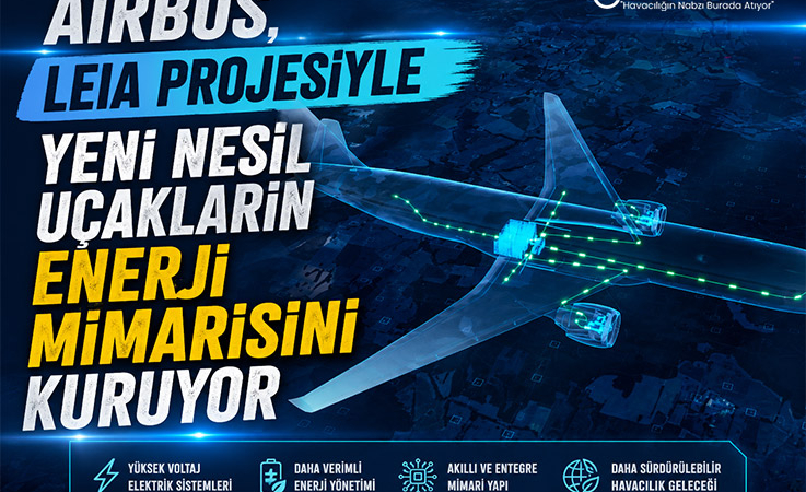 Airbus, LEIA Projesiyle Yeni Nesil Uçakların Enerji Mimarisini Kuruyor