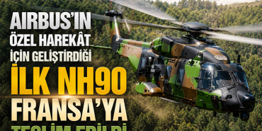 Airbus Helicopters tarafından Fransa’ya teslim edilen özel harekât görevlerine yönelik NH90 Standard 2 helikopteri