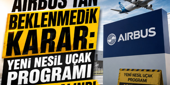 Airbus'tan Beklenmedik Karar: Yeni Nesil Uçak Programı Askıya Alındı