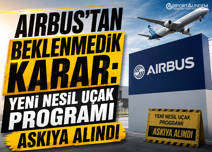 Airbus'tan Beklenmedik Karar: Yeni Nesil Uçak Programı Askıya Alındı