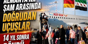 Almanya ile Şam arasında doğrudan uçuşlar 14 yıl sonra döndü