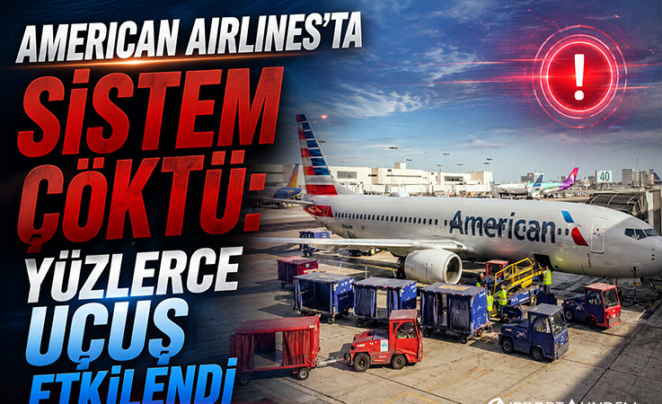 American Airlines’ta sistem çöktü: Yüzlerce uçuş etkilendi