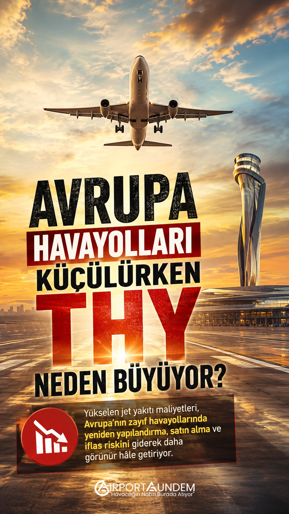Yüksek jet yakıtı maliyetleri nedeniyle finansal baskı yaşayan Avrupa havayollarına ait yolcu uçakları