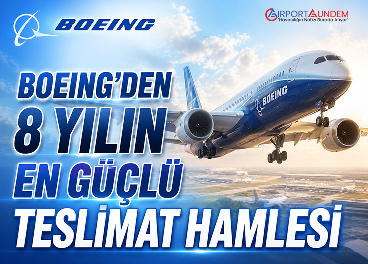 Boeing’den 8 Yılın En Güçlü Teslimat Hamlesi