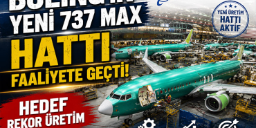 Boeing'in Yeni 737 MAX Hattı Faaliyete Geçti! Hedef Rekor Üretim