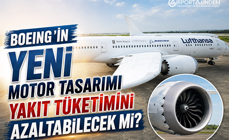 Boeing’in Yeni Motor Tasarımı Yakıt Tüketimini Azaltabilecek mi?