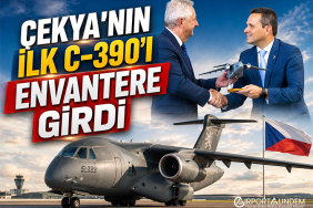 Çekya’nın İlk C-390’ı Envantere Girdi
