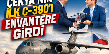 Çekya’nın İlk C-390’ı Envantere Girdi