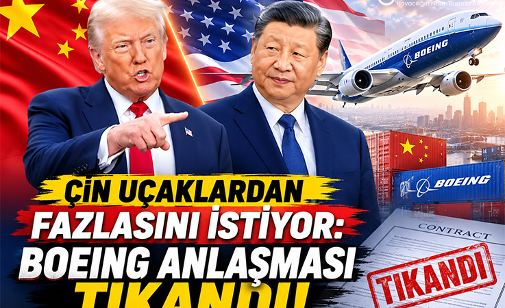 Çin Uçaklardan Fazlasını İstiyor: Boeing Anlaşması Tıkandı