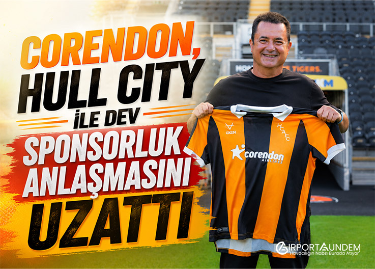 Corendon, Hull City ile Dev Sponsorluk Anlaşmasını Uzattı