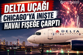 Delta Uçağı Chicago'ya İnişte Havai Fişeğe Çarptı 5 Kaza ve Olaylar Havacılık Haberleri Kaza ve Olaylar Delta Uçağı Chicago'ya İnişte Havai Fişeğe Çarptı