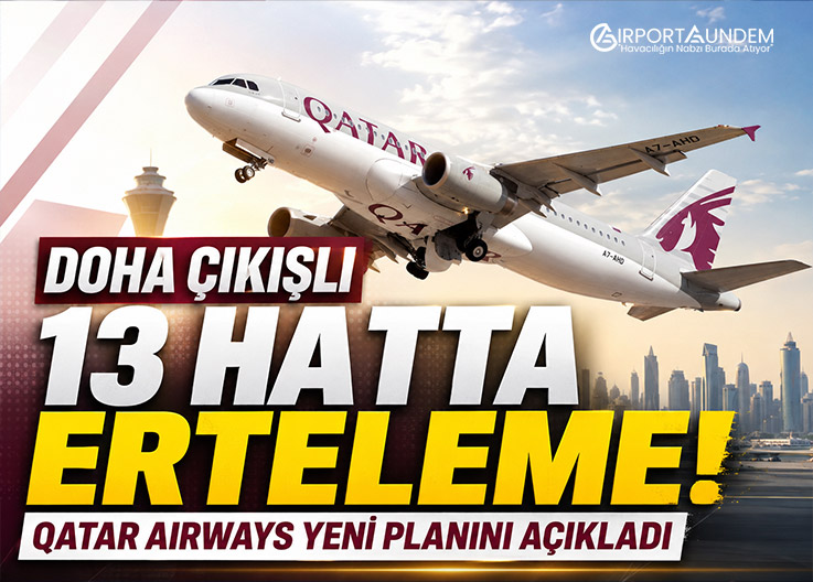 Doha Çıkışlı 13 Hatta Erteleme! Qatar Airways Yeni Planını Açıkladı