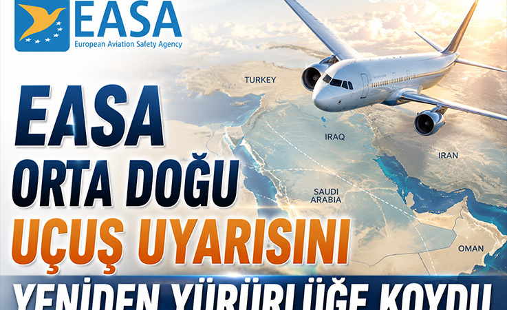 EASA Orta Doğu Uçuş Uyarısını Yeniden Yürürlüğe Koydu