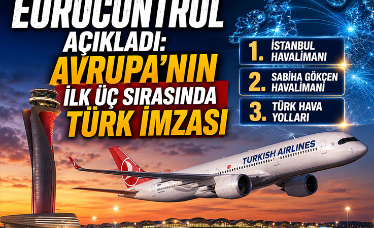 EUROCONTROL Açıkladı: Avrupa’nın İlk Üç Sırasında Türk İmzası