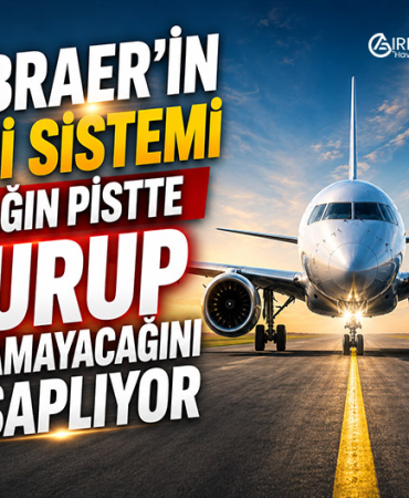 Embraer’in Yeni Sistemi Uçağın Pistte Durup Duramayacağını Hesaplıyor