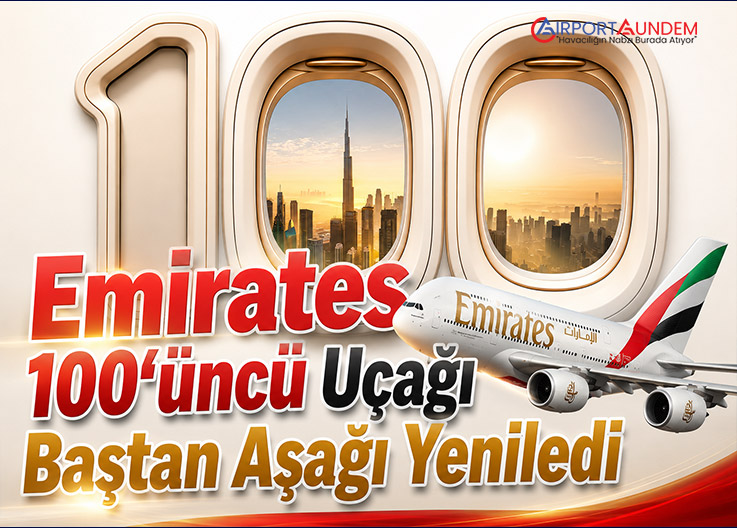 Emirates 100’üncü Uçağı Baştan Aşağı Yeniledi