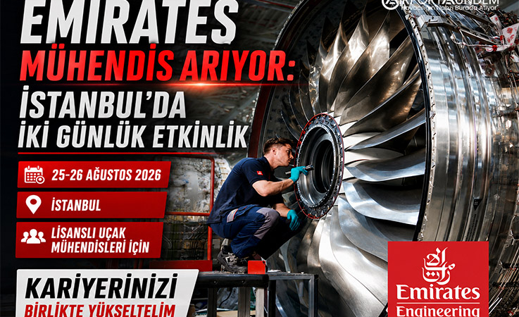 Emirates mühendis arıyor: İstanbul’da iki günlük etkinlik
