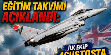 Eurofighter Eğitim Takvimi Açıklandı: İlk Ekip Ağustosta İngiltere’de