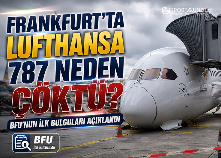 Frankfurt'ta Lufthansa 787 Neden Çöktü? BFU'nun İlk Bulguları Açıklandı