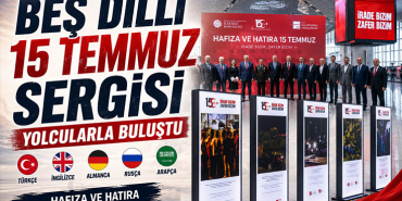 İGA İstanbul Havalimanı’nda açılan Hafıza ve Hatıra 15 Temmuz fotoğraf sergisi