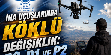 İHA uçuşlarında köklü değişiklik: P0, P1 ve P2 geliyor