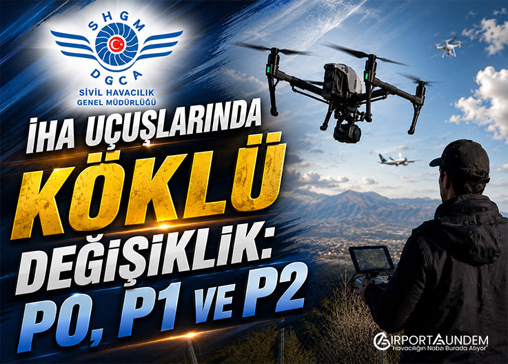 İHA uçuşlarında köklü değişiklik: P0, P1 ve P2 geliyor