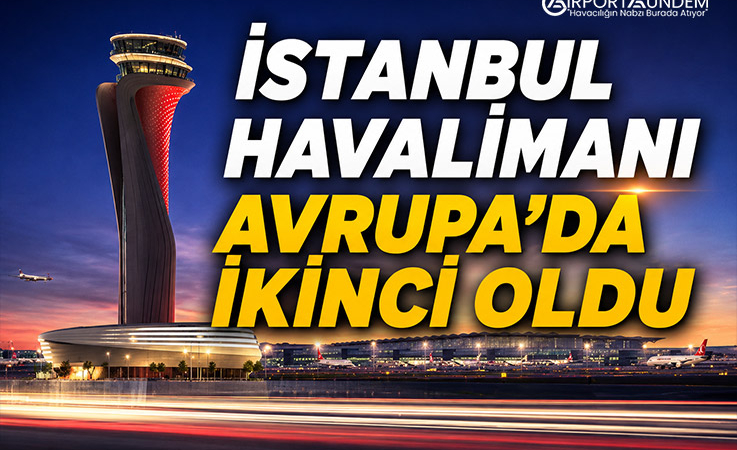 İstanbul Havalimanı Avrupa’da İkinci Oldu