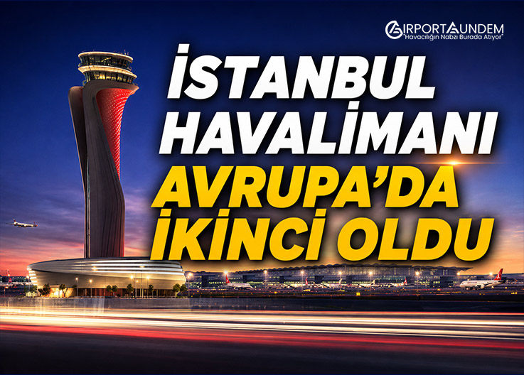 İstanbul Havalimanı Avrupa’da İkinci Oldu