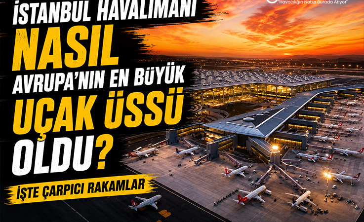 İstanbul Havalimanı Nasıl Avrupa’nın En Büyük Uçak Üssü Oldu? İşte Çarpıcı Rakamlar