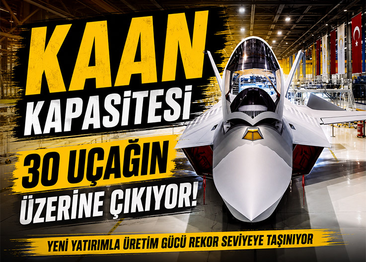 KAAN Kapasitesi 30 Uçağın Üzerine Çıkıyor