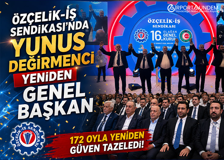 Özçelik-İş Sendikası'nda Yunus Değirmenci Yeniden Genel Başkan
