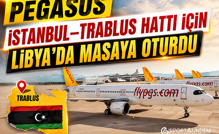 Pegasus, İstanbul-Trablus Uçuşları İçin Libya’da Temaslarını Sürdürüyor