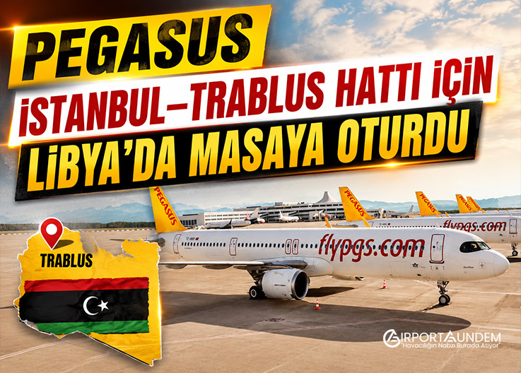 Pegasus, İstanbul-Trablus Uçuşları İçin Libya’da Temaslarını Sürdürüyor