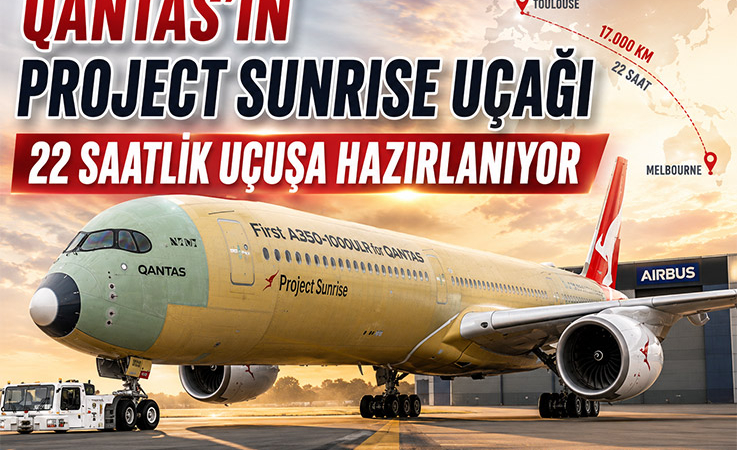 Qantas’ın Project Sunrise Uçağı 22 Saatlik Uçuşa Hazırlanıyor
