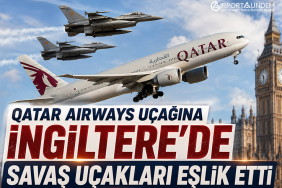 Qatar Airways Uçağına İngiltere’de Savaş Uçakları Eşlik Etti