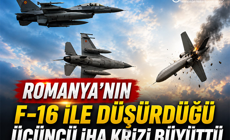 Romanya’nın F-16 ile Düşürdüğü Üçüncü İHA Krizi Büyüttü