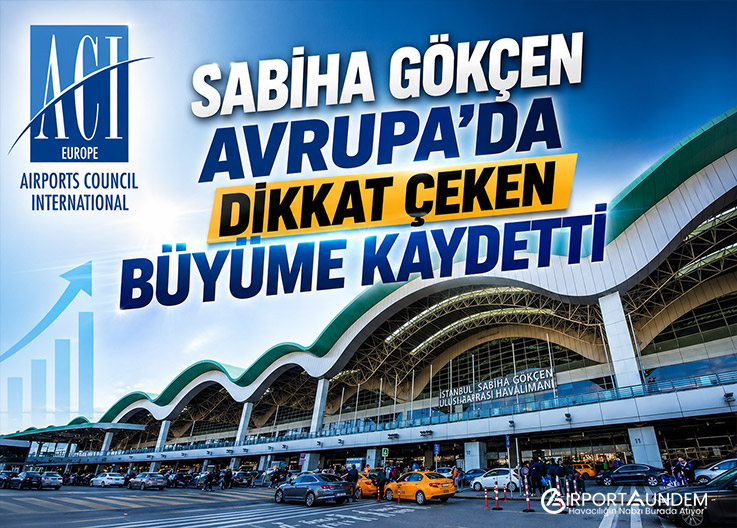 Sabiha Gökçen Avrupa'da Dikkat Çeken Büyüme Kaydetti